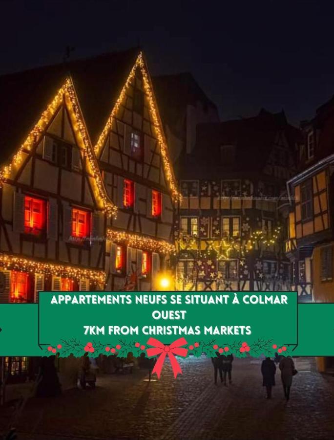 Coeur D'Alsace Colmar Vignobles Ouest Avec Terrasses Villa Wintzenheim Exterior foto